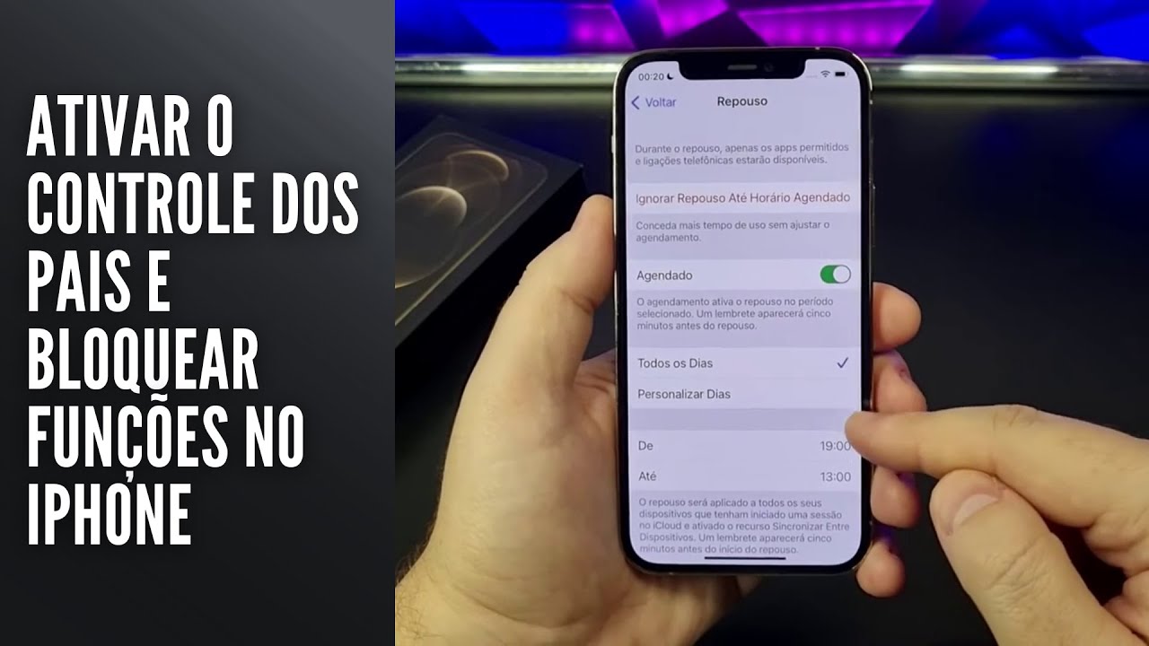 Ativar o Controle dos Pais e Bloquear Funções no iPhone Ativar o Controle dos Pais e Bloquear Funções no iPhone