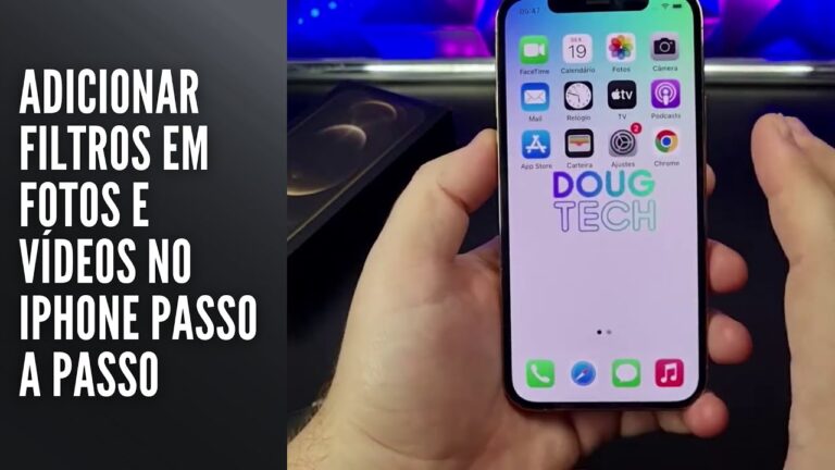 Adicionar Filtros em Fotos e Vídeos no iPhone Passo a Passo