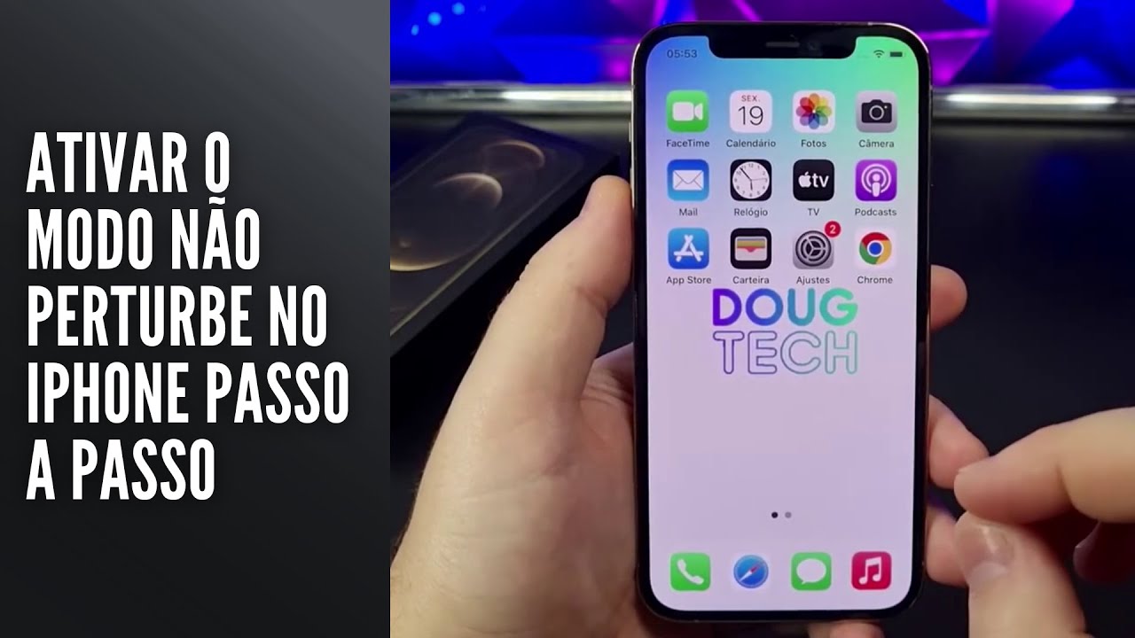 Ativar o Modo Não Perturbe no iPhone Passo a Passo Ativar o Modo Não Perturbe no iPhone Passo a Passo