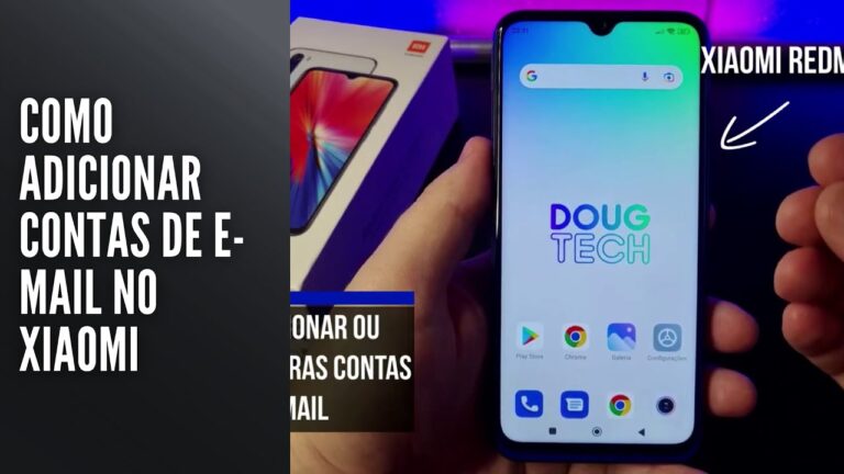 Como adicionar contas de e mail no Xiaomi