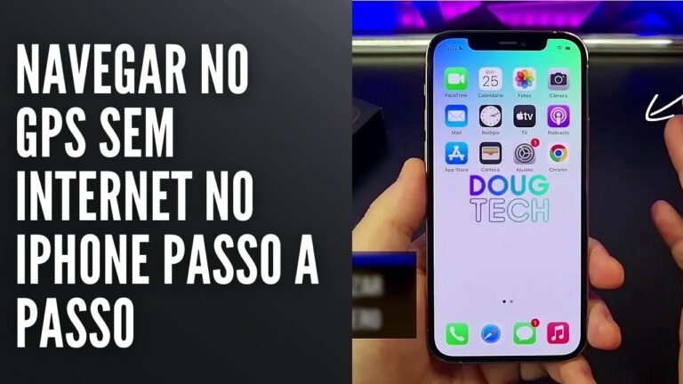 Navegar no GPS Sem Internet no iPhone Passo a Passo