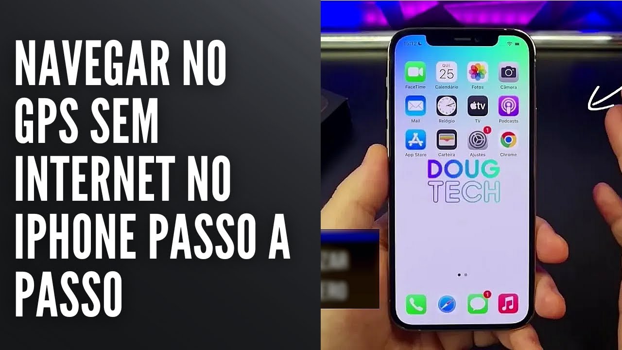 Navegar no GPS Sem Internet no iPhone Passo a Passo