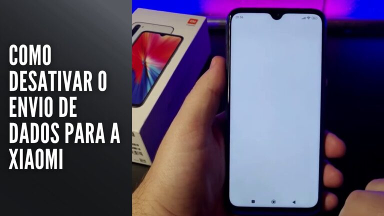 Como desativar o envio de dados para a Xiaomi