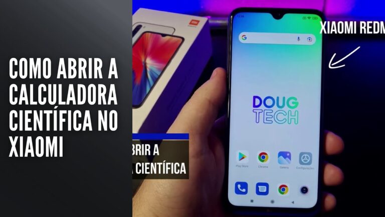 Como abrir a calculadora científica no Xiaomi