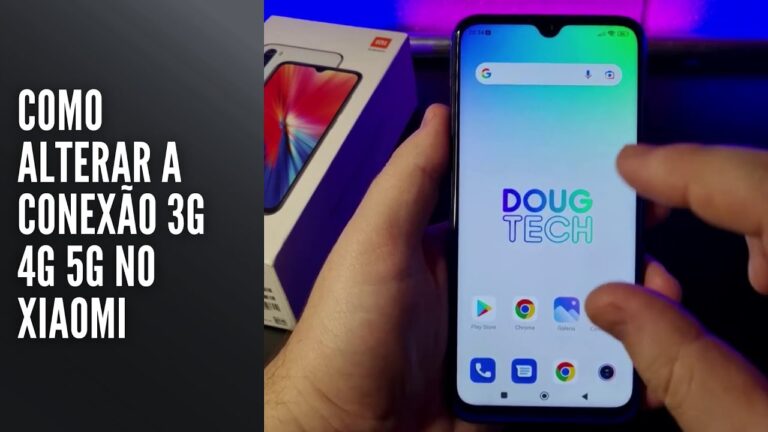 Como alterar a conexão 3G 4G 5G no Xiaomi
