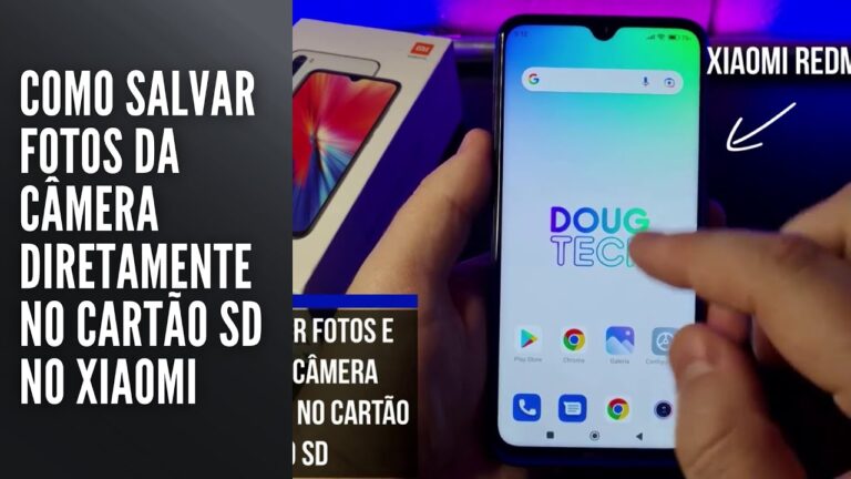 Como salvar fotos da câmera diretamente no cartão SD no Xiaomi