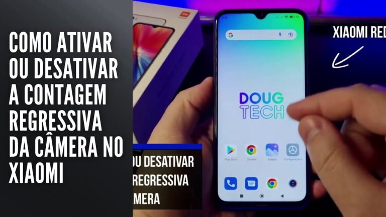 Como ativar ou desativar a contagem regressiva da câmera no Xiaomi