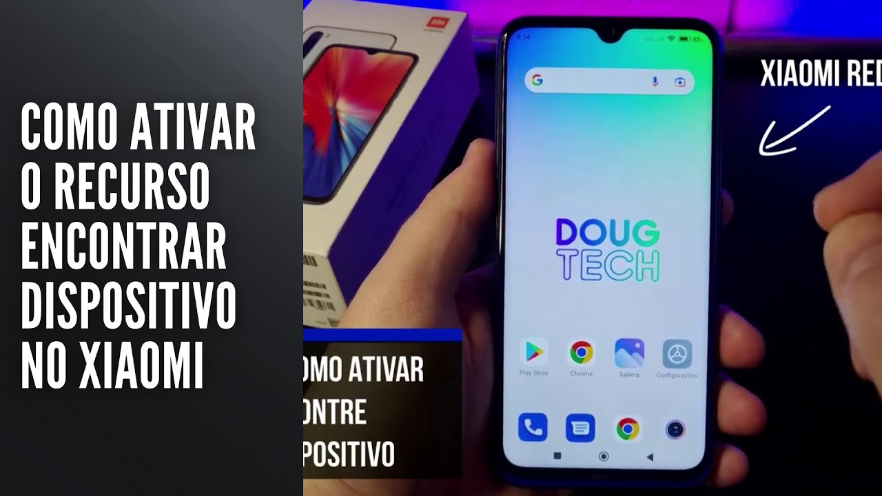 Como ativar o recurso encontrar dispositivo no Xiaomi