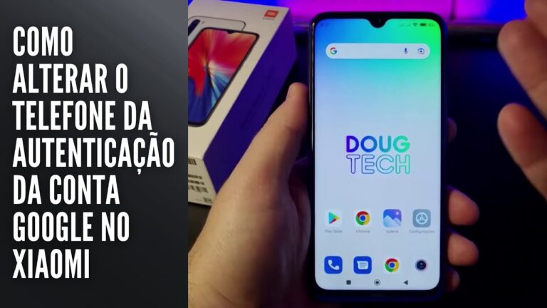 Como alterar o telefone da autenticação da conta Google no Xiaomi