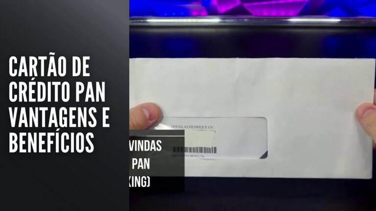 Cartão de crédito PAN (Unboxing)