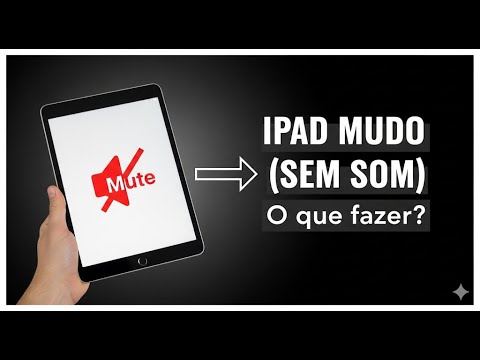iPad NÃO SAI SOM? Solução Aqui