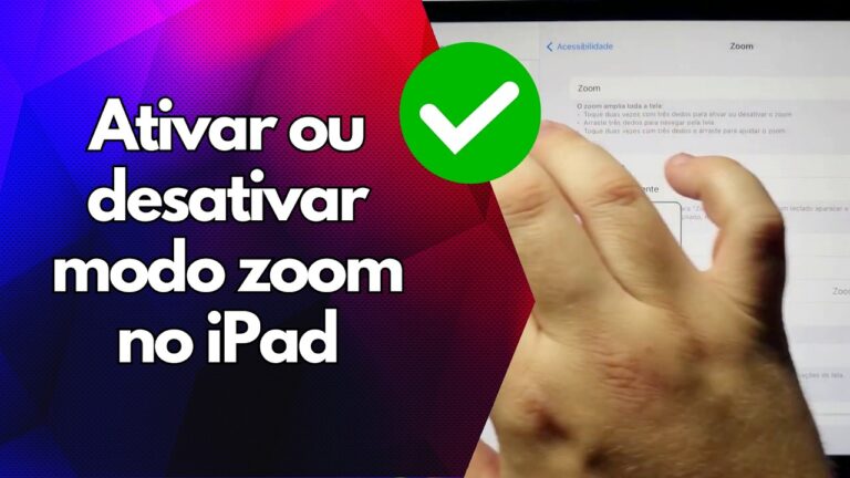 ✅ Ativar ou desativar modo zoom no iPad