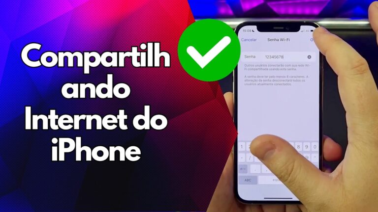 ✅ Compartilhando Internet do iPhone