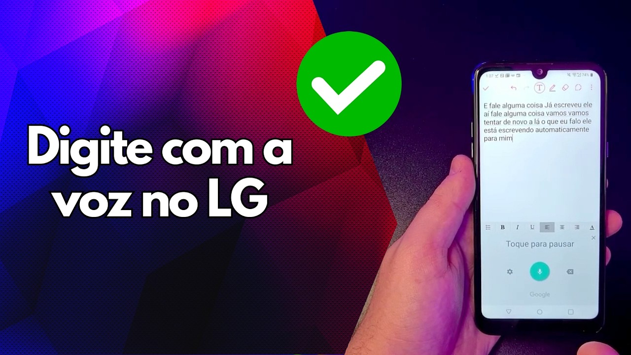 ✅ Digite com a voz no LG ✅ Digite com a voz no LG