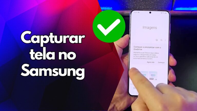✅ Capturar tela no Samsung