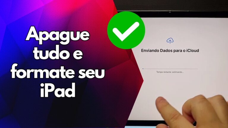 ✅ Apague tudo e formate seu iPad