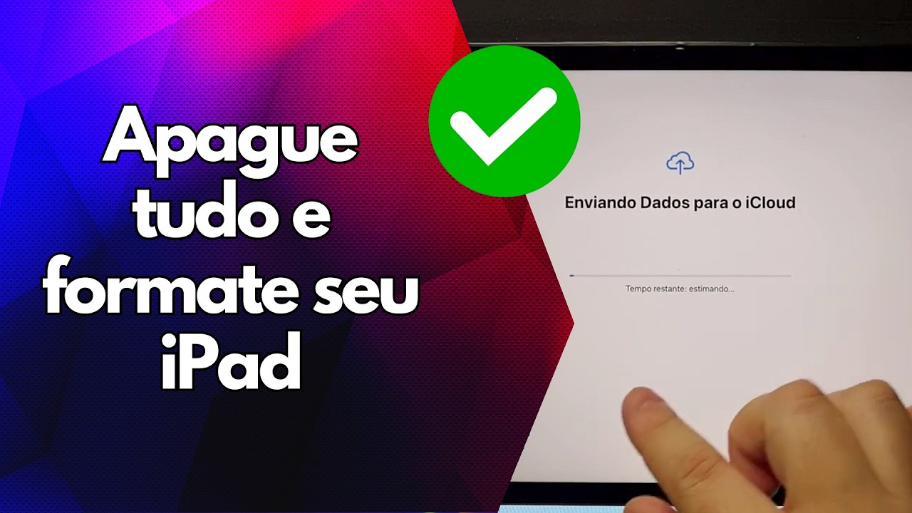 ✅ Apague tudo e formate seu iPad