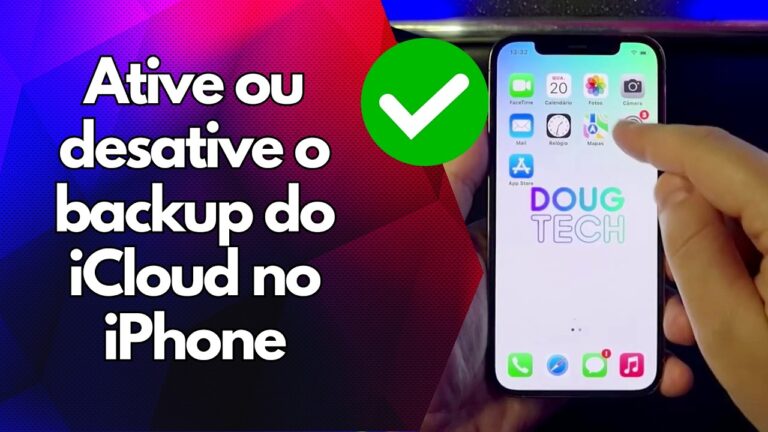 ✅ Ative ou desative o backup do iCloud no iPhone