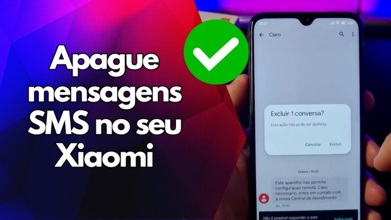 ✅ Apague mensagens SMS no seu Xiaomi