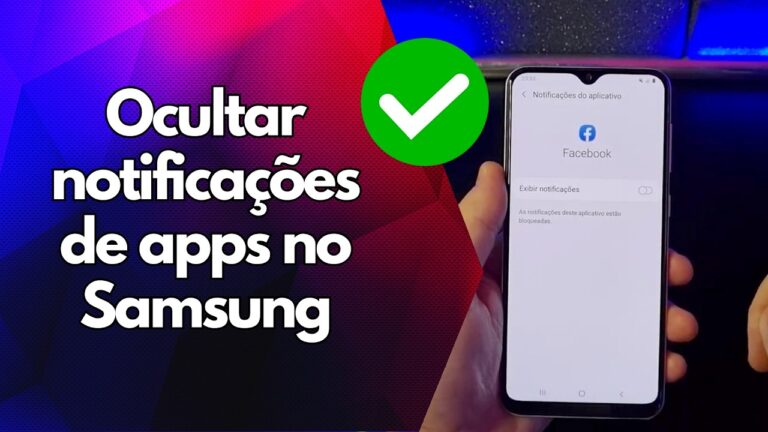 ✅ Ocultar notificações de apps no Samsung