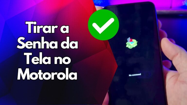 ✅ Tirar a Senha da Tela no Motorola