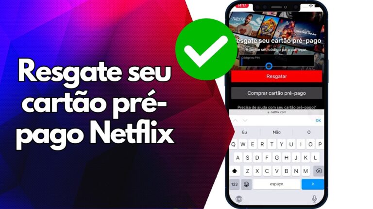 ✅ Resgate seu cartão pré pago Netflix