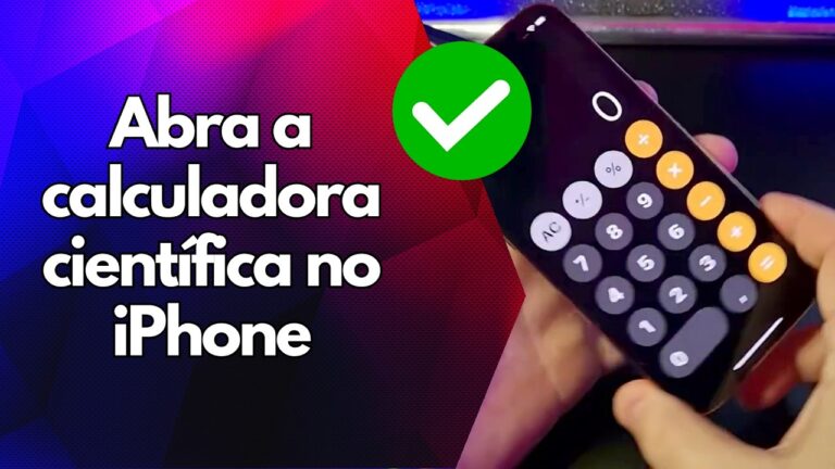 ✅ Abra a calculadora científica no iPhone