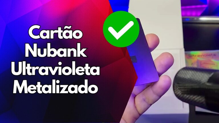 ✅ Cartão Nubank Ultravioleta Metalizado