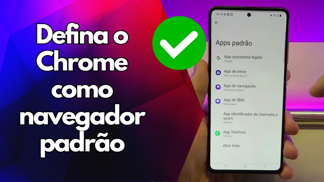 ✅ Defina o Chrome como navegador padrão ✅ Defina o Chrome como navegador padrão