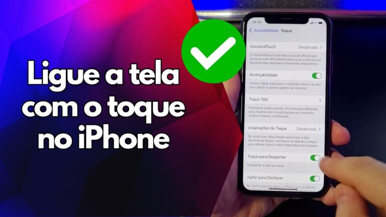 ✅ Ligue a tela com o toque no iPhone