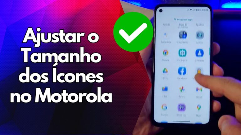 ✅ Ajustar o Tamanho dos Ícones no Motorola