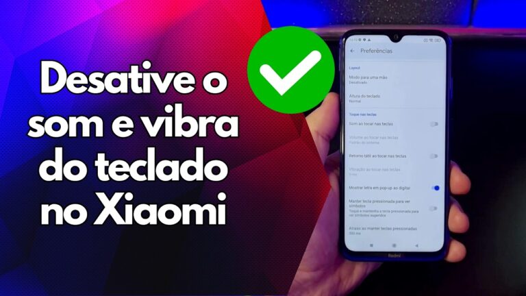 ✅ Desative o som e vibra do teclado no Xiaomi