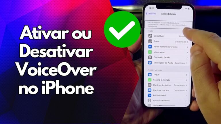 ✅ Ativar ou Desativar VoiceOver no iPhone