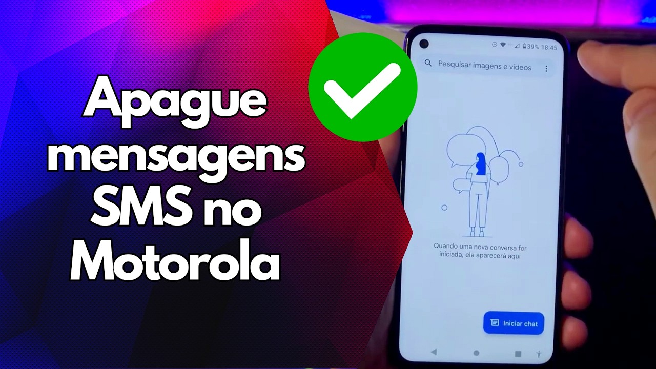 ✅ Apague mensagens SMS no Motorola