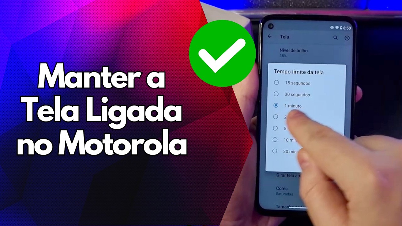 ✅ Manter a Tela Ligada no Motorola