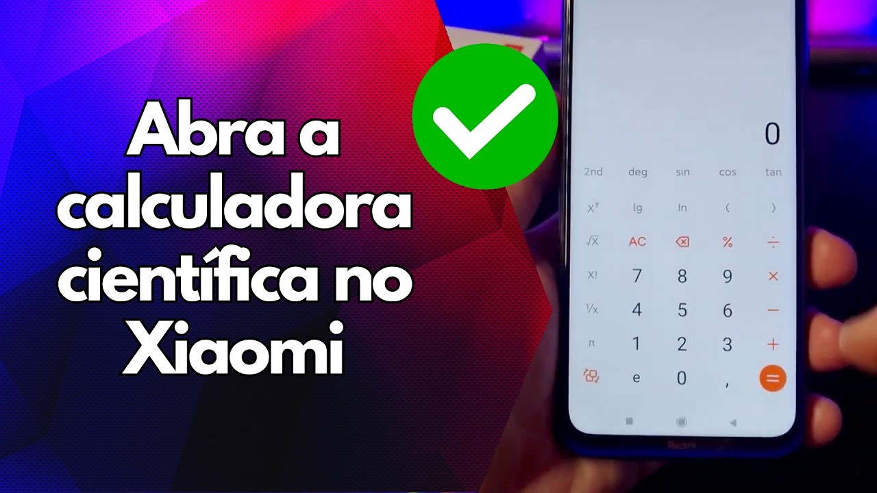 ✅ Abra a calculadora científica no Xiaomi