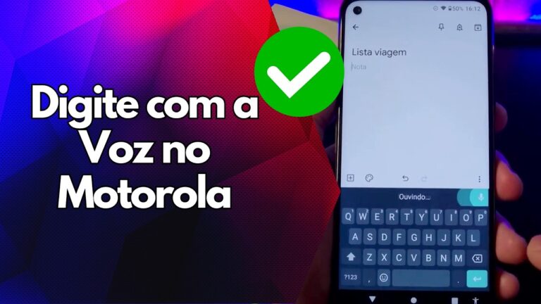 ✅ Digite com a Voz no Motorola