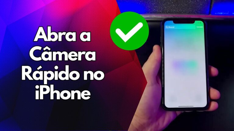 ✅ Abra a Câmera Rápido no iPhone