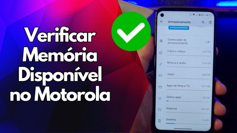 ✅ Verificar Memória Disponível no Motorola