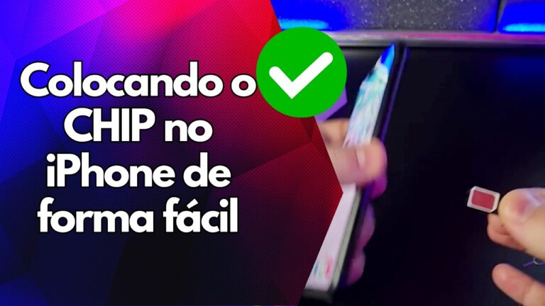 ✅ Colocando o CHIP no iPhone de forma fácil