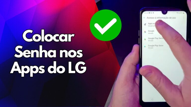 ✅ Colocar Senha nos Apps do LG