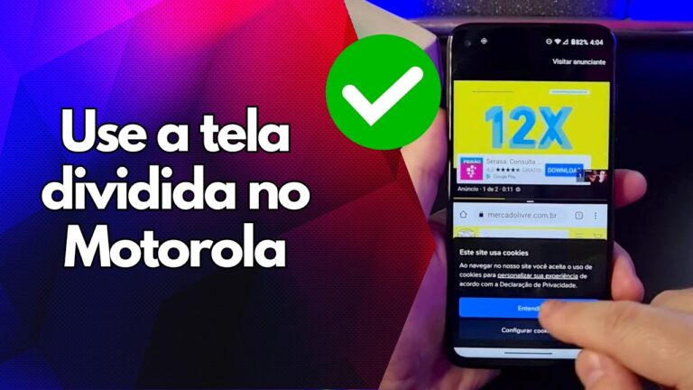 ✅ Use a tela dividida no Motorola