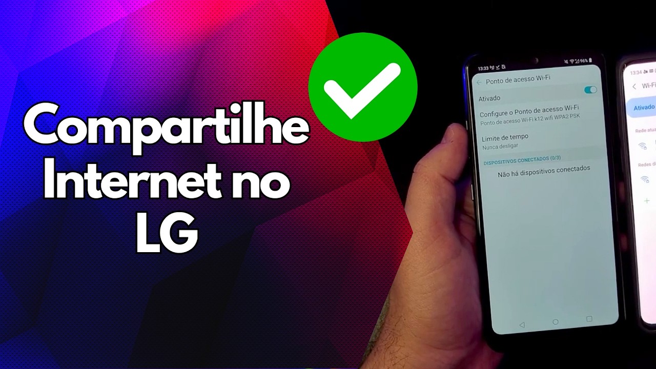 ✅ Compartilhe Internet no LG