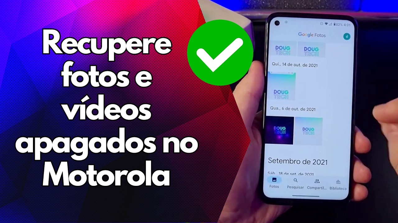 ✅ Recupere fotos e vídeos apagados no Motorola