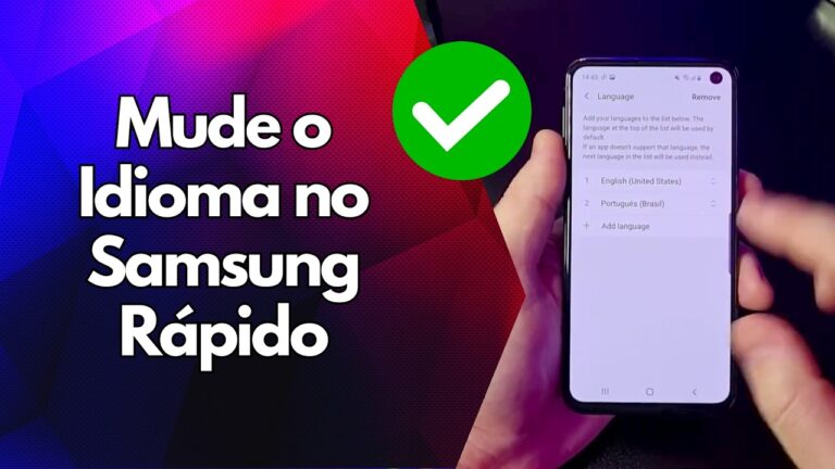 ✅ Mude o Idioma no Samsung Rápido