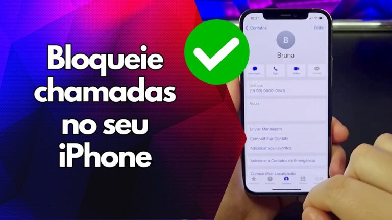 ✅ Bloqueie chamadas no seu iPhone