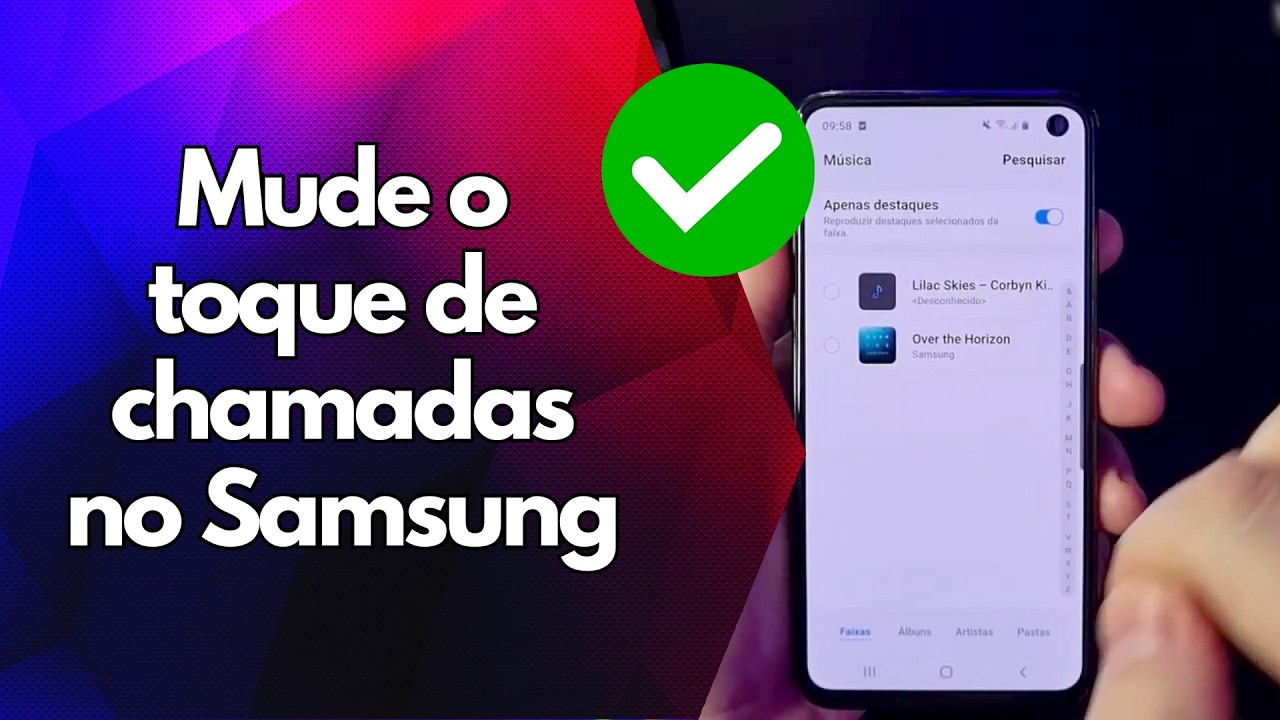 ✅ Mude o toque de chamadas no Samsung