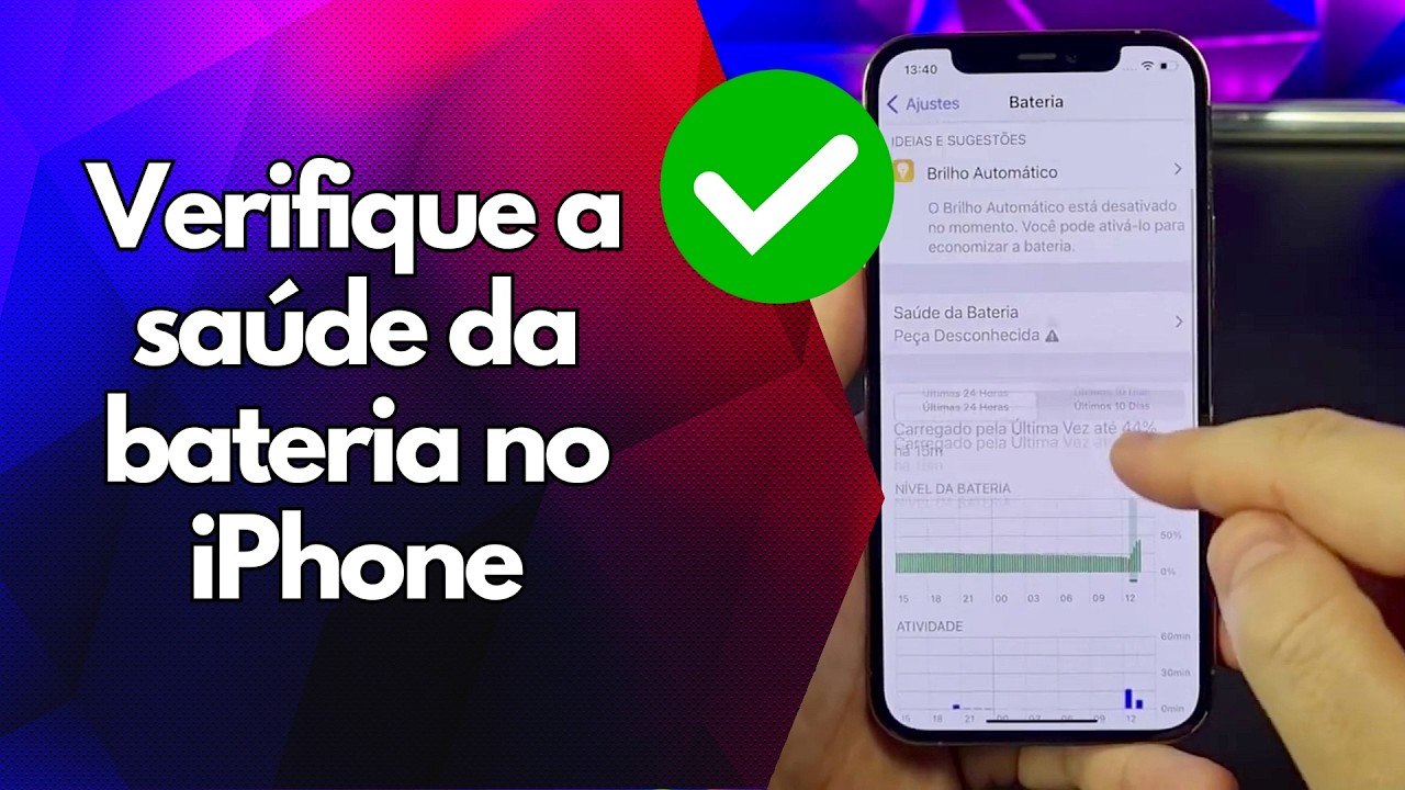 ✅ Verifique a saúde da bateria no iPhone