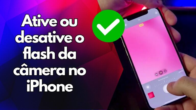 ✅ Ative ou desative o flash da câmera no iPhone