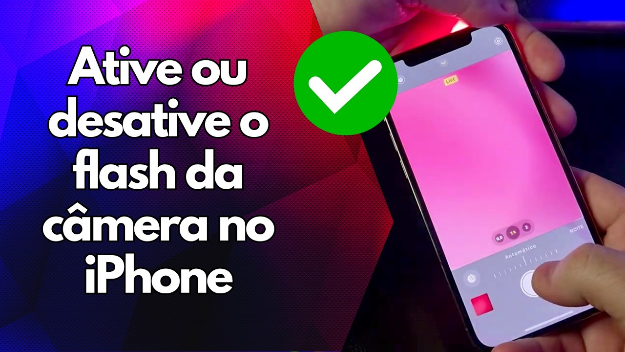 ✅ Ative ou desative o flash da câmera no iPhone